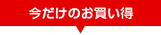 今だけのお買い得