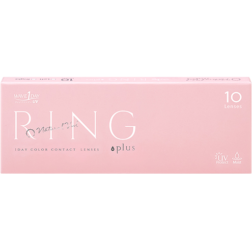 WAVEワンデー UV RING plus ナチュラルベール 10枚入り