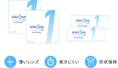 WAVEワンデー エアスリム plus 30枚＋5枚入り（×2箱）