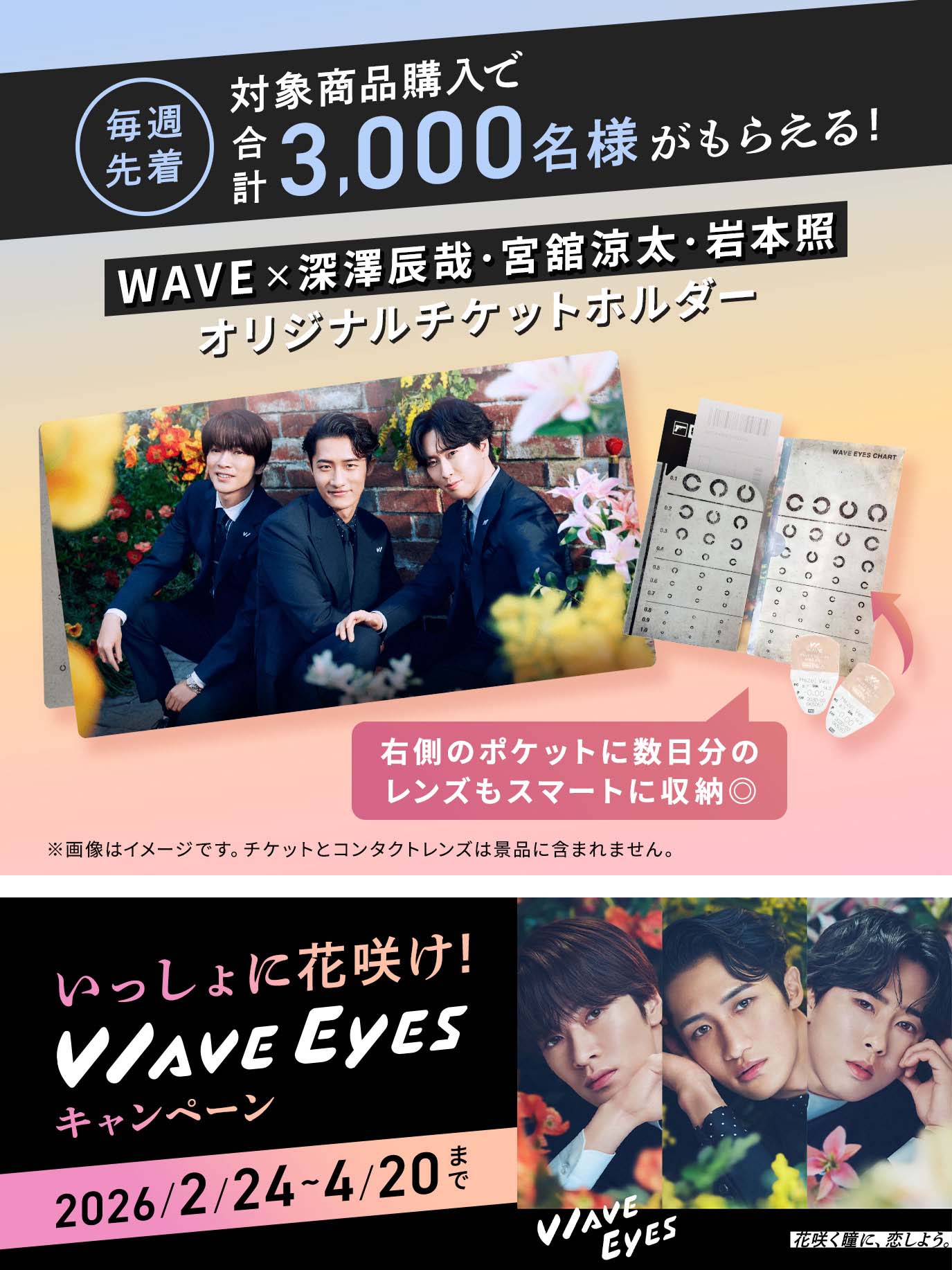 いっしょに変わろう WAVE EYES キャンペーン