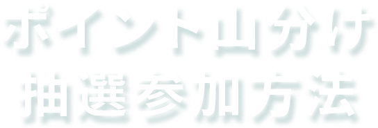 ポイント山分け抽選参加方法