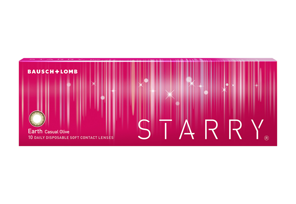 ボシュロム スターリーアース カジュアルオリーブ 10枚入り（×8箱）