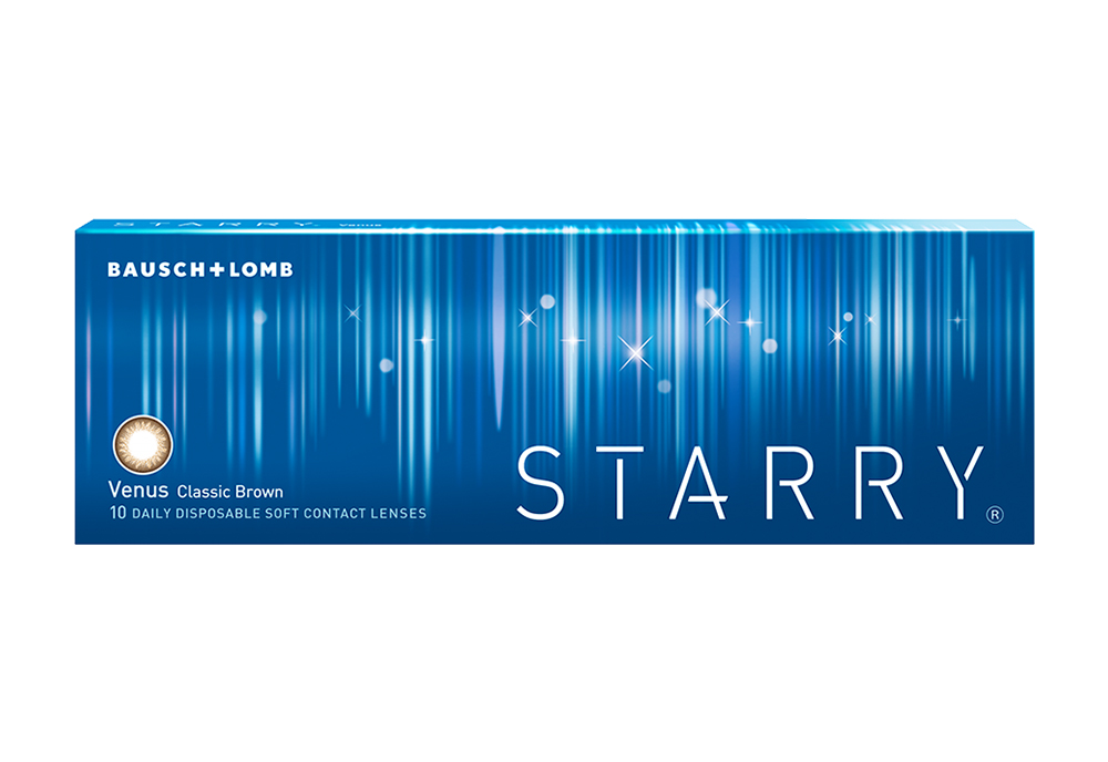 ボシュロム スターリーヴィーナス クラシックブラウン 10枚入り（×8箱）