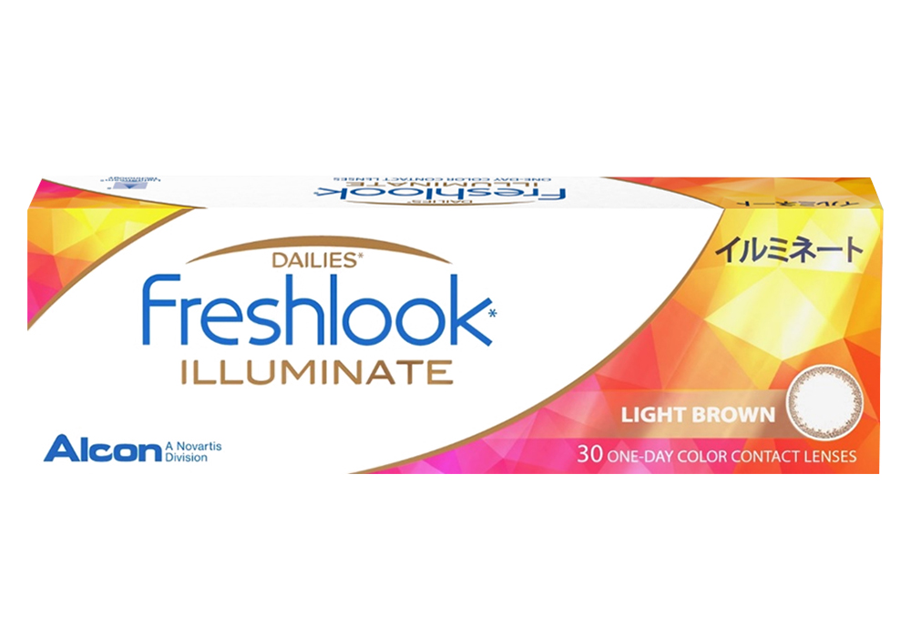 アルコン フレッシュルックデイリーズ イルミネート ライトブラウン(×24箱) アルコン フレッシュルックデイリーズ イルミネート ライトブラウン(×24箱)