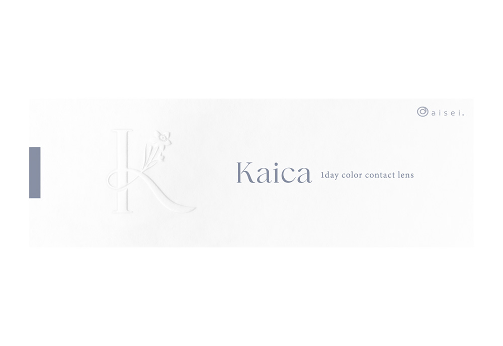 カイカ ワンデー 雪花グレー 10枚入り