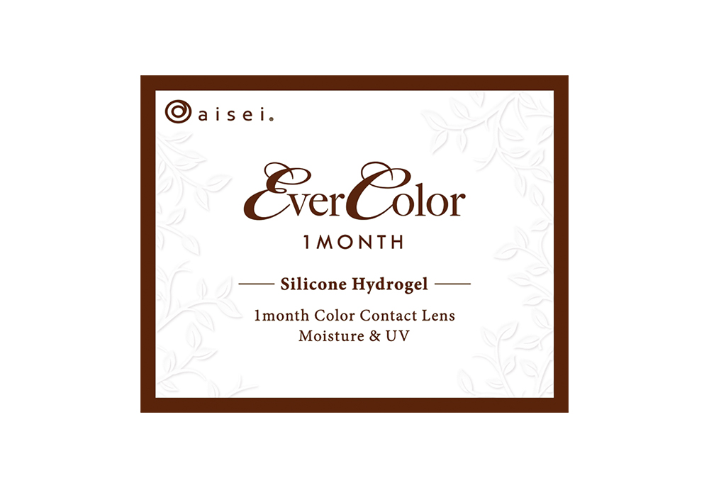 エバーカラー マンスリー パールスノーグレー 2枚入り