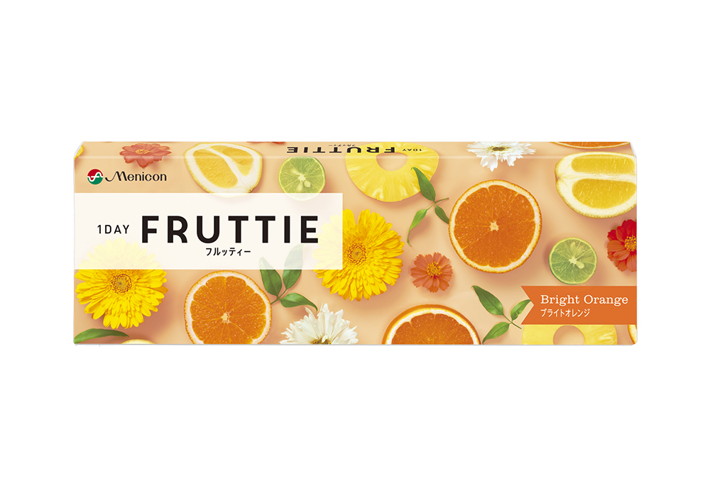 メニコン ワンデー フルッティー ブライトオレンジ 10枚入り(×4箱) メニコン ワンデー フルッティー ブライトオレンジ 10枚入り(×4箱)
