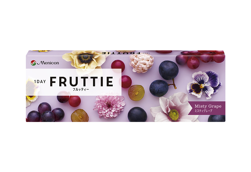 メニコン ワンデー フルッティー ミスティグレープ 10枚入り(×2箱) メニコン ワンデー フルッティー ミスティグレープ 10枚入り(×2箱)