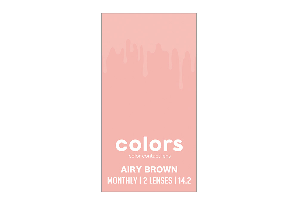 カラーズ 1month エアリーブラウン 2枚入り カラーズ 1month エアリーブラウン 2枚入り