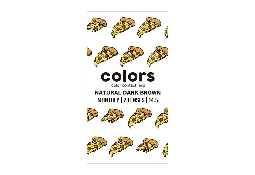 カラーズ 1month ナチュラルダークブラウン 2枚入り