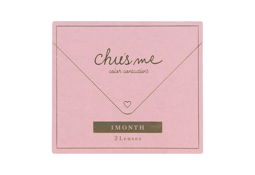 チューズミー マンスリー ピーチブラウン 2枚入り