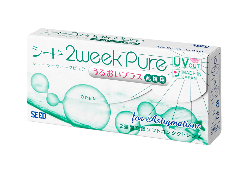 シード 2ウィークピュア うるおいプラス 乱視用(×8箱) シード 2ウィークピュア うるおいプラス 乱視用(×8箱)
