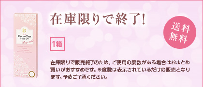 在庫限りで終了