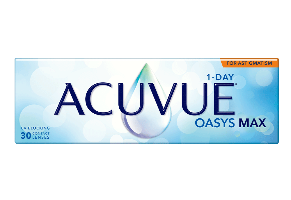 ワンデーアキュビューオアシス マックス 乱視用（×4箱）