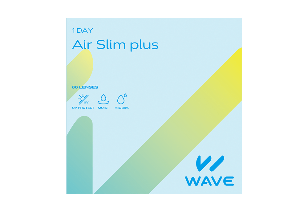 【いっしょに花咲けWAVE EYESキャンペーン対象商品】WAVEワンデー エアスリム plus  60枚入り（×6箱）