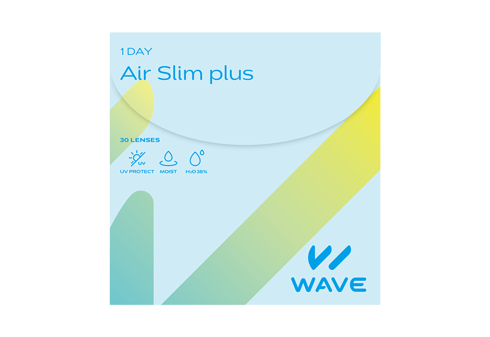 【いっしょに花咲けWAVE EYESキャンペーン対象商品】WAVEワンデー エアスリム plus  30枚入り（×6箱）