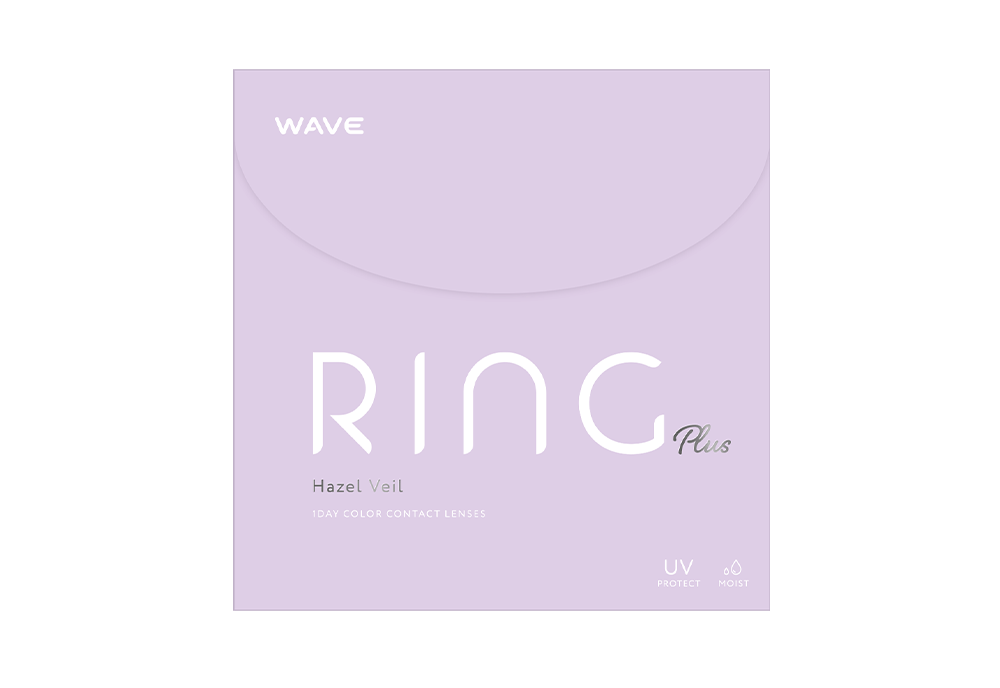 【いっしょに花咲けWAVE EYESキャンペーン対象商品】WAVEワンデー UV リング plus ヘーゼルベール 30枚入り（×2箱）