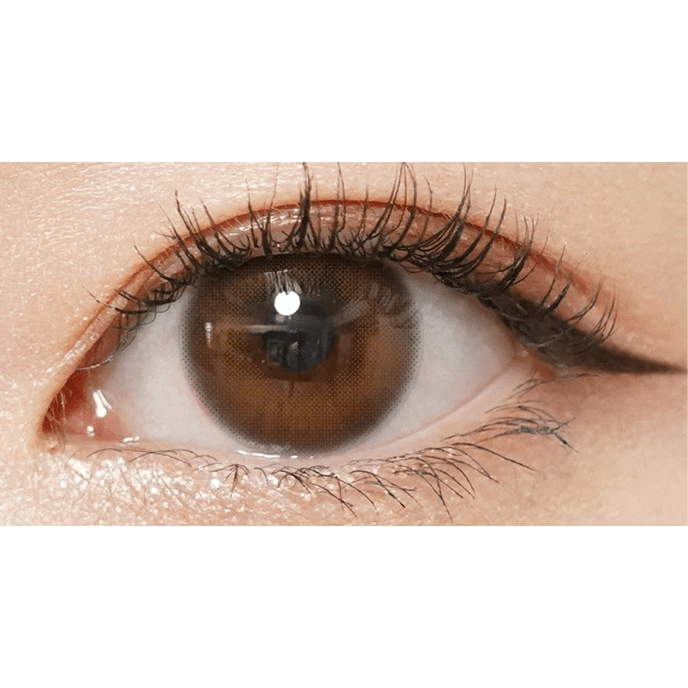 【いっしょに花咲けWAVE EYESキャンペーン対象商品】WAVEワンデー リング リミテッドコレクション モデル ヴィヴィットミューズ ダークアンバー 10枚入り（×4箱）