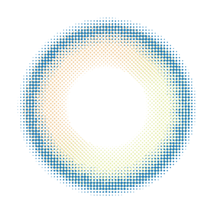 【いっしょに花咲けWAVE EYESキャンペーン対象商品】WAVEワンデー リング リミテッドコレクション モデル ヴィヴィットミューズ サックスブルー 10枚入り（×4箱）