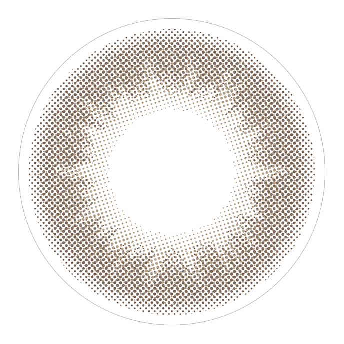 【いっしょに花咲けWAVE EYESキャンペーン対象商品】Puffmee（パフミー）マンスリー ダークココアブラウン 2枚入り（×4箱）