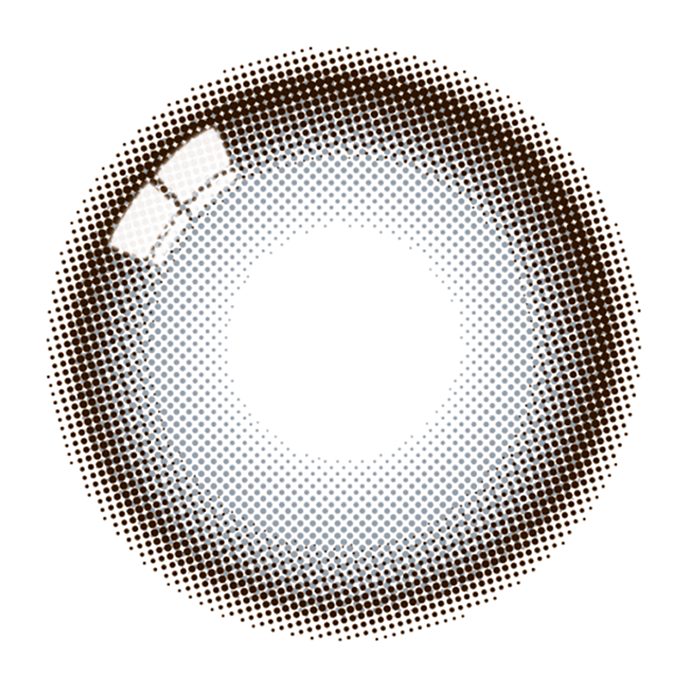 カラーズ 1month ミスティーグレー 2枚入り