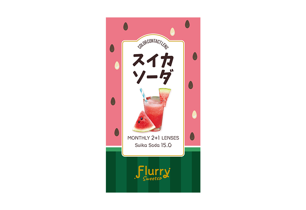 フルーリー マンスリー スイカソーダ 3枚入り