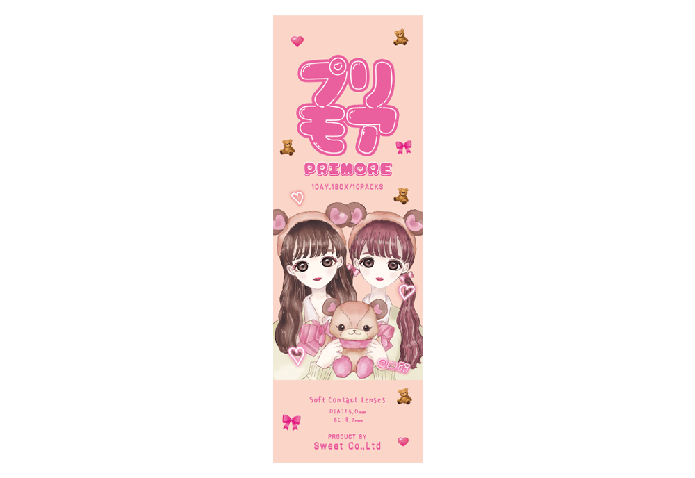 プリモア ワンデー プリドーリーブラウン 10枚入り