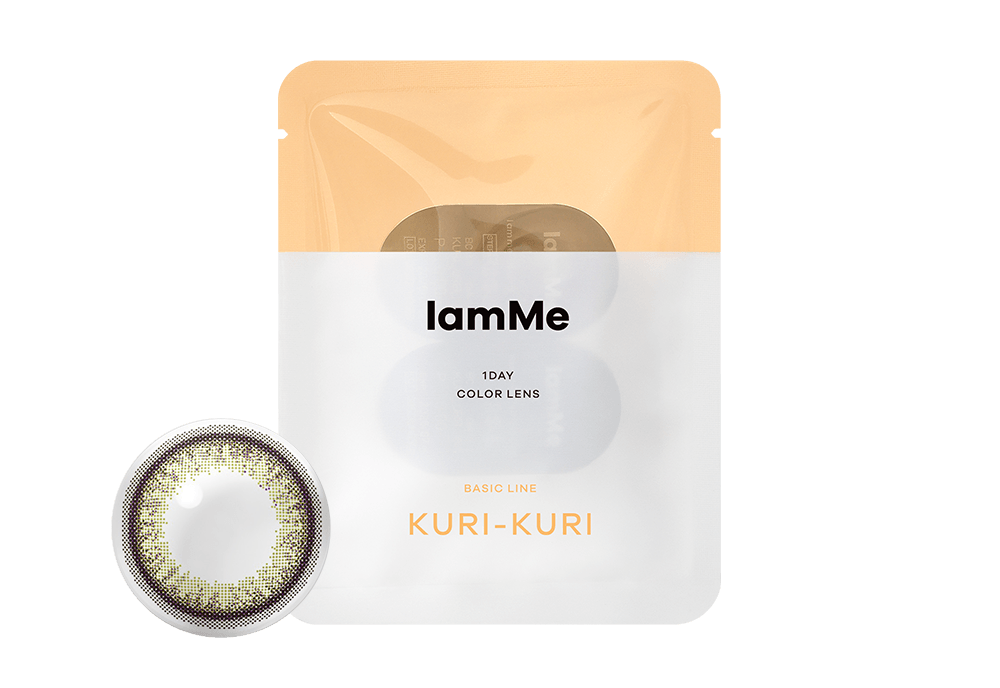 IamMe(アイアムミー)  KURI-KURI オリーブブラウン L 2枚入り